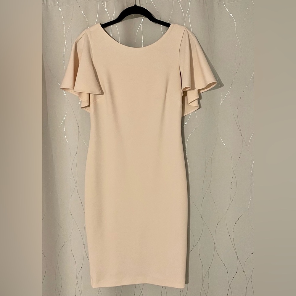 Calvin Klein blush pink dress